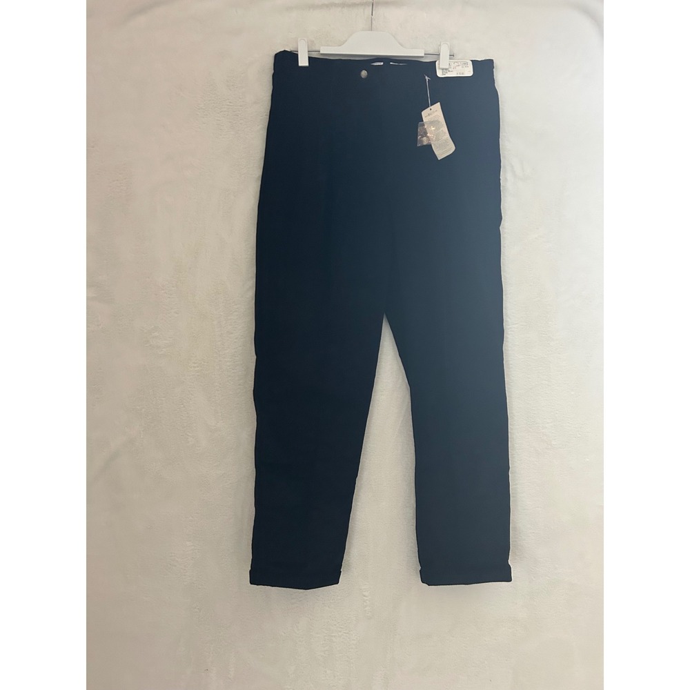 Izod Club Mens Navy Blue Corduroy Pants Straight Leg 100% Cotton 38x32 NWT